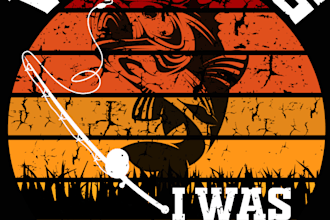 create fishing t shirt design
