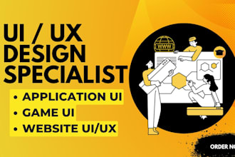 do UI UX website design, mobile game and mobile app UI UX design