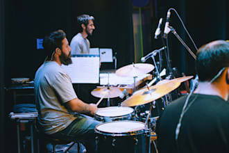 record your music with real drums and good audio