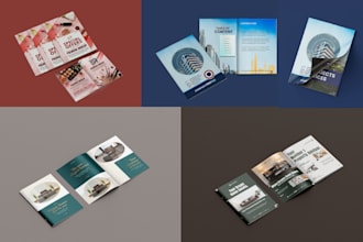 design modern catalog and magazine layout