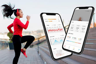 develop IOS android mobile fitness app workout gym app sport app using flutter