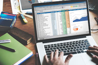custom excel work up to three hours long