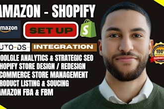 setup high converting shopify dropshipping store with auto ds winning product