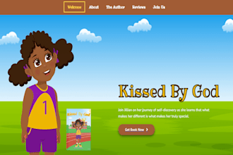wix book author website redesign wix children book website wix website design