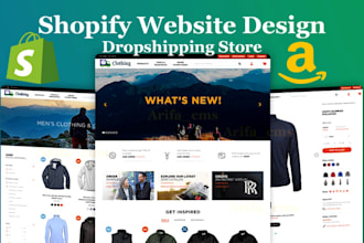 build shopify store, redesign shopify store design shopify dropshipping store