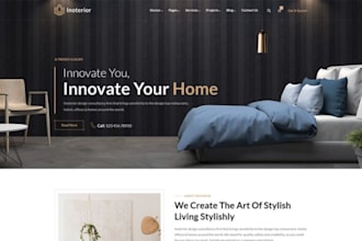 design modern home remodeling website, kitchen, bathroom remodeling website