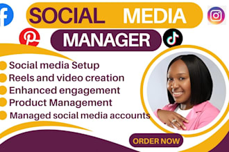 be your social media manager and content creator linkedin manager instagram ads