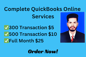 do expert quickbooks online bookkeeping for the USA and UK
