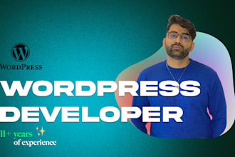 be your wordpress developer