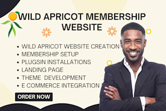 redesign create and design wild apricot membership website event planning
