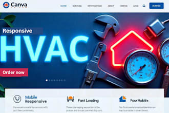 design hvac handyman roofing construction website