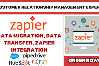 data migration  salesforce hubspot zoho microsoft dynamics pipedrive freshsales