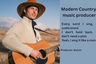 produce sing your christian country ballad rock pop  music singer, male singer
