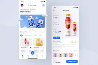 create custom milk delivery app with subscription management