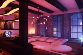 custom vrchat world design metaverse game environment in unreal engine or unity