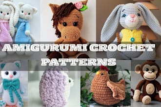 craft unique amigurumi crochet pattern, etsy  crochet pattern pdf, easter patter