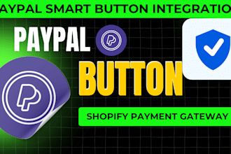 payment gateway integration paypal button smart stripe to shopify websites store