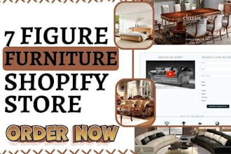 design furniture shopify store furniture website  furniture dropshipping website