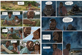 draw graphics novel illustration graphic novel book cover graphics novel page