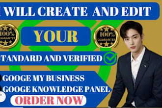 create perfect google panel knowledge for personal and company