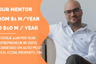 mentor you to grow your business from 1 to 10 million USD