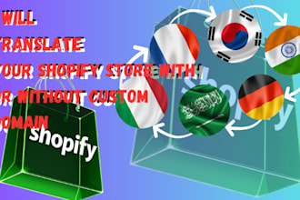 translate your shopify store with or without custom domain
