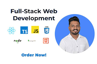 create user friendly full stack web app development