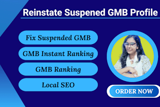 reinstate your google my business account and fix suspension issue