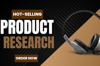 conduct in depth market research and product sourcing