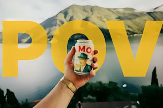 add text behind your photo product advertising