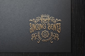 design professional vintage, army, military, or skull logo