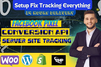 setup meta facebook pixel shopify, capi, ga4, gtm, fix pixel