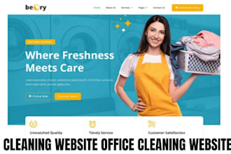 design cleaning website office cleaning website house cleaning business website