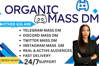 do telegram  mass dm, discord mass dm,discord promotion, discord mass dm