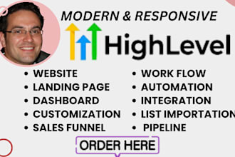 ghl sub account dashboard customization gohighlevel crm, ghl email automation