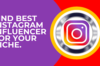 research and find best instagram influencers for your niche