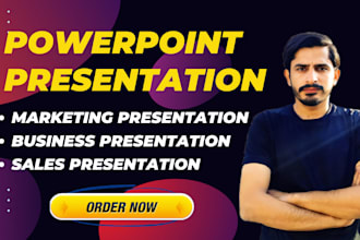 design sales, business and marketing powerpoint presentation