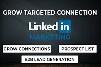 be your linkedin marketing manager and b2b appointment setter