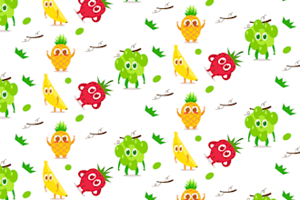 design food, fruit,  cuisine pattern design for your brand