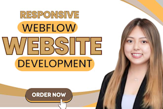 build webflow website, design webflow landing page, figma to webflow