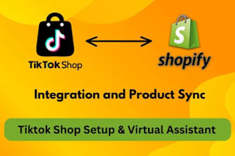 create verified tiktok shop setup and integrated with shopify store, USA account