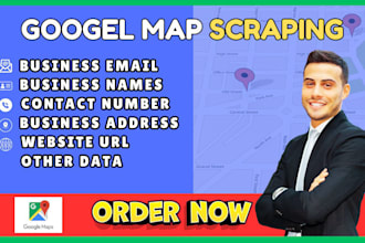 generate b2b leads and google map data scraping