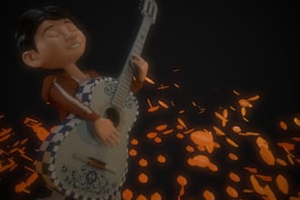 do 3d stylized character modeling for printing, games