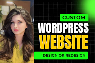 design clean and responsive wordpress website with elementor