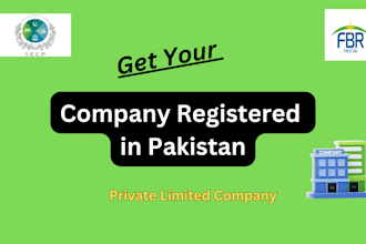 do your company registration in pakistan with secp, private limited company