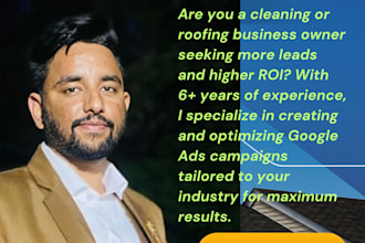 do google ads for cleaning and roofing business