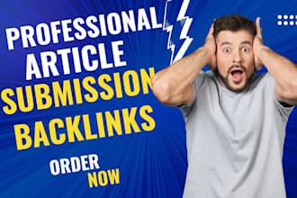 do article submissions contextual and permanent and buy backlinks