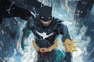 do your superhero cartoon character