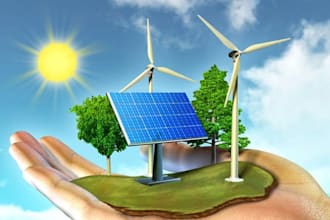 do technical writing for renewable energy and  engineering report tasks