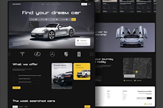 develop on demand car dealership app, car marketplace app, car rentals app